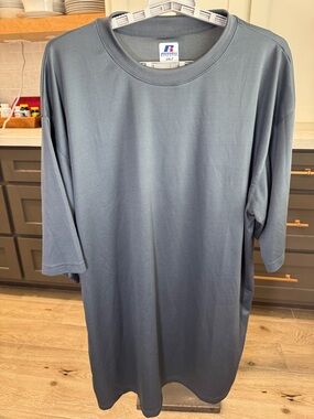 Russell Athletic Men's Slate Gray Short-Sleeve Performance Tee- Size 2XLT - NWOT